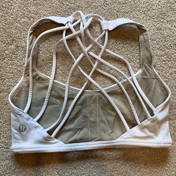 Lululemon white sports bra - Picture 2 of 4